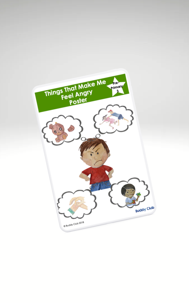 Faces & Feelings: PP: 3. Things That Make Me Feel Angry - Poster