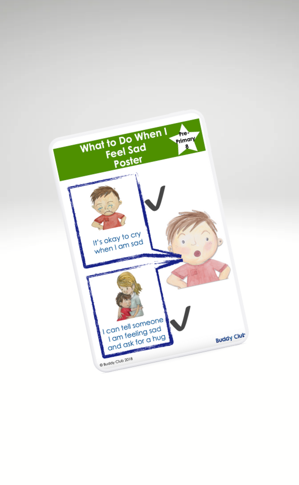 Faces & Feelings: PP: 8. What To Do When I Feel Sad - Poster