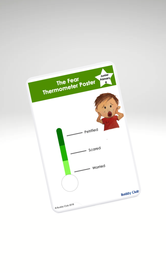 Faces & Feelings: JP: 4. The Fear Thermometer - Poster