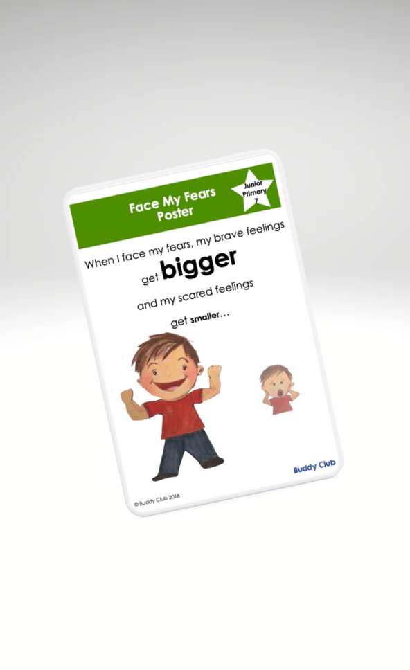 Faces & Feelings: JP: 7. I Can Face My Fears - Poster