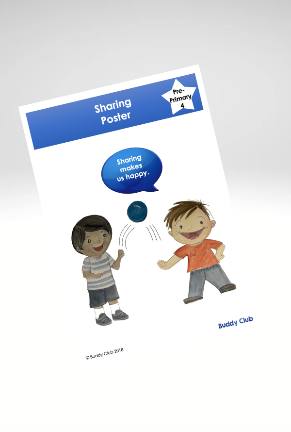 Play & Pretend: PP: 4. Sharing - Poster