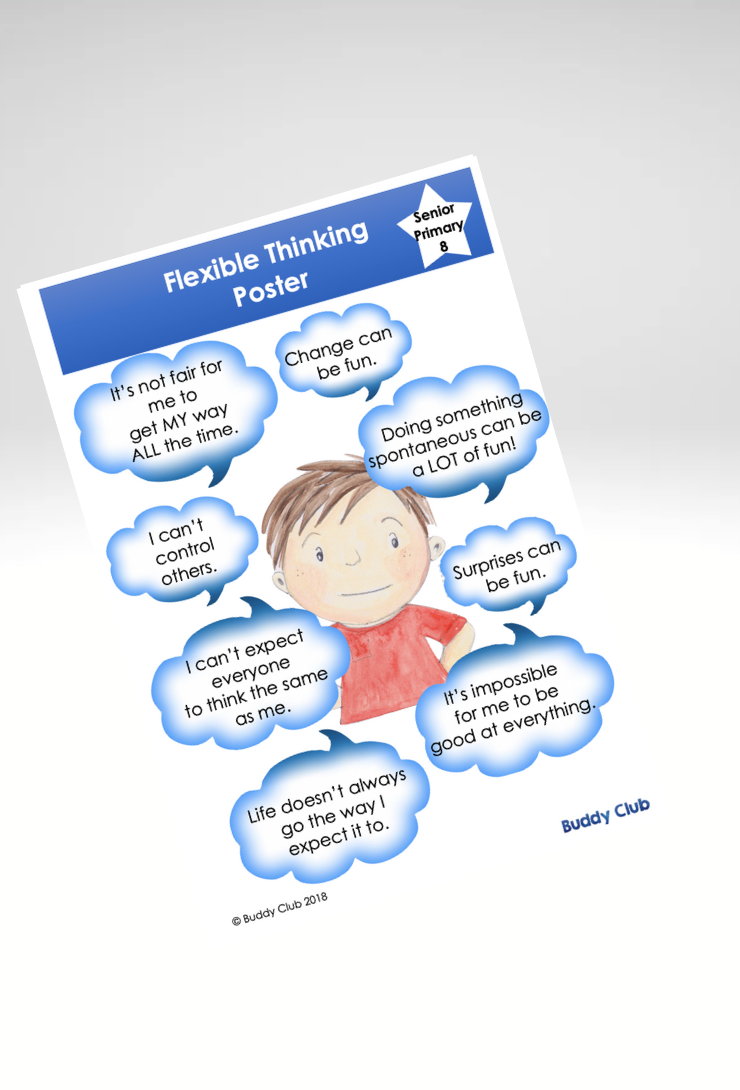Play & Pretend: SP: 8. Flexible Thinking - Poster