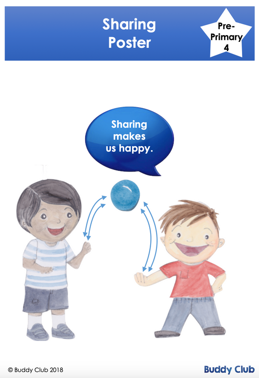 Play & Pretend: PP: 4. Sharing - Poster