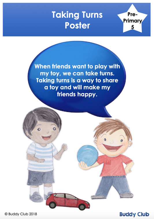 Play & Pretend: PP: 5. Taking Turns - Poster