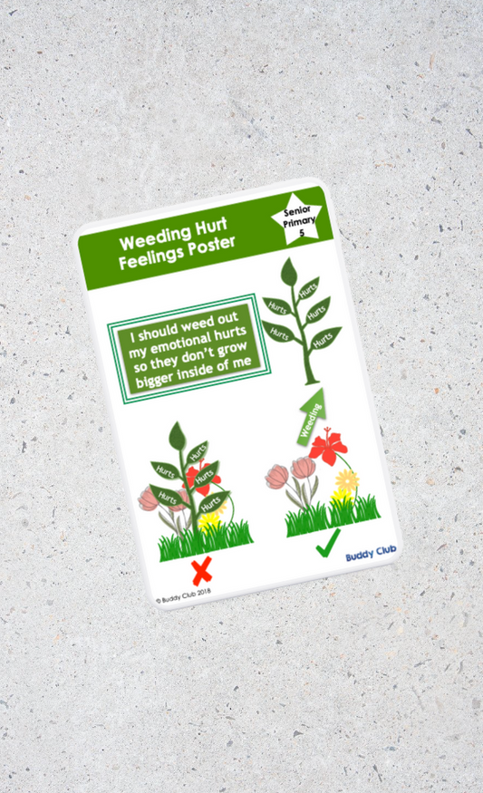 Faces & Feelings: SP: 5. Weeding Hurt Feelings - Poster