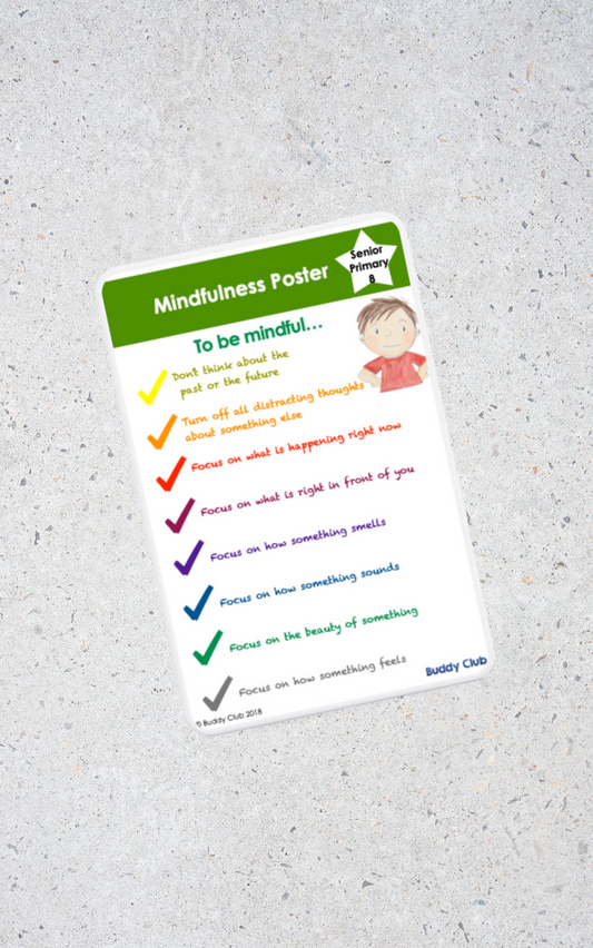 Faces & Feelings: SP: 8.  Mindfulness - Poster