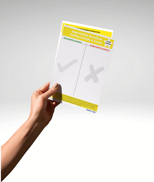 Chit & Chat: JP: 1. Asking Appropriate Questions - Poster/Sorting Activity