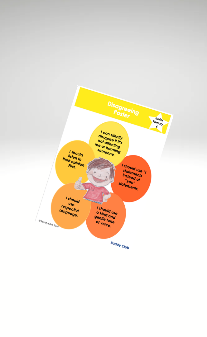 Chit & Chat: JP: 6. Disagreeing - Poster