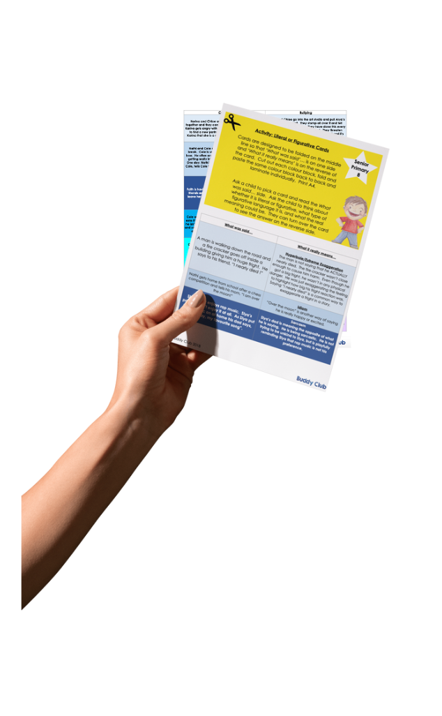 Chit & Chat: SP: 8. Literal & Figurative Language - Activity