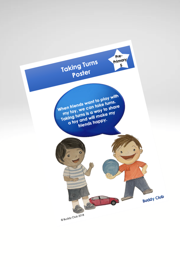 Play & Pretend: PP: 5. Taking Turns - Poster