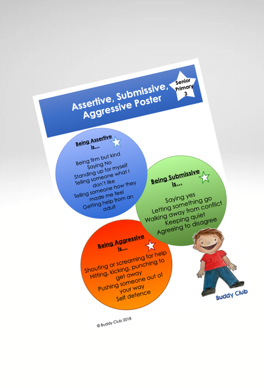 Play & Pretend: SP: 3. Assertive, Submissive, Aggressive - Poster