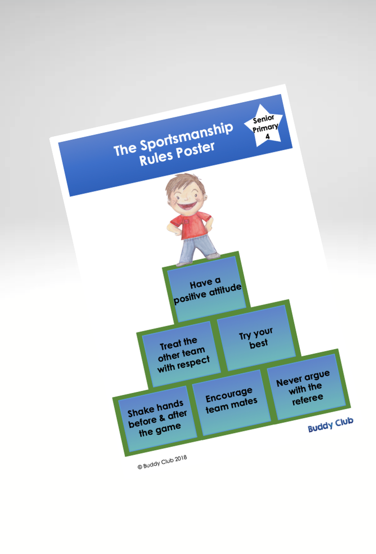 Play & Pretend: SP: 4. Sportsmanship Rules - Poster